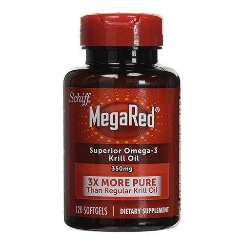 Schiff Megared Superior Omega 3 Krill Oil 350 Mg Softgels, 120 Ea